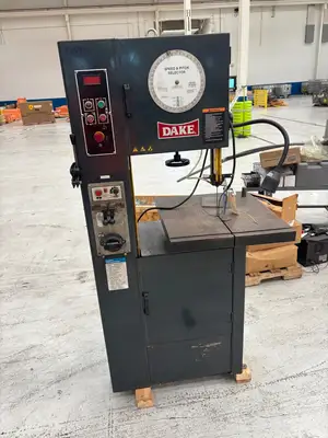 USED DAKE V-16 VERTICAL BANDSAW