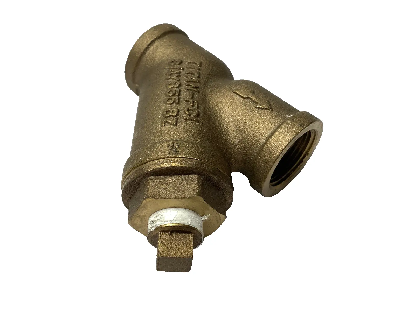 USED TITAN Y STRAINER CAST BRONZE 3/4"