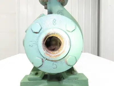 Goulds 3196 Stainless Centrifugal Pump 1"x 1-1/2" Flanged 4.5" Impeller 5Hp