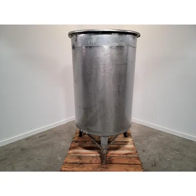 Used Stainless Steel Liquid Tank - 200 Gallon
