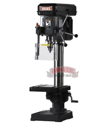 New | in-Stock DAKE TB-16 Heavy Duty & Sensitive Single Spindle Drills Michigan US | Vander Ziel Machinery Sales #480099
