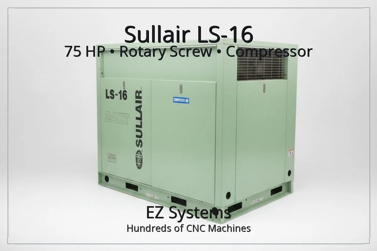 Used SULLAIR LS-16 Rotary Screw & Sliding Vane Air Compressors Colorado US | [EZ] EZ Systems #1291585