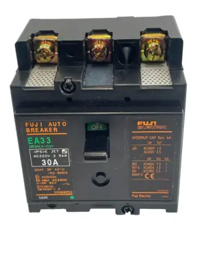 NEW FUJI ELECTRIC EA33 CIRCUIT BREAKER 3 POLE 30A