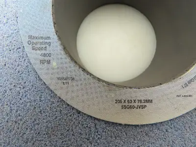 Norton 5SG60-JVSP Grinding Wheel 60 Grit  205x63x76.2mm