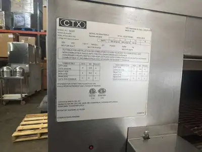 Used Middleby Marshall Used Middleby DZ33T CTX Electric Infrared Conveyor Oven Triple Stack 208V - 1 or 3Ph Conveyor Ovens Illinois US | Falcon Restaurant Supply #1374858