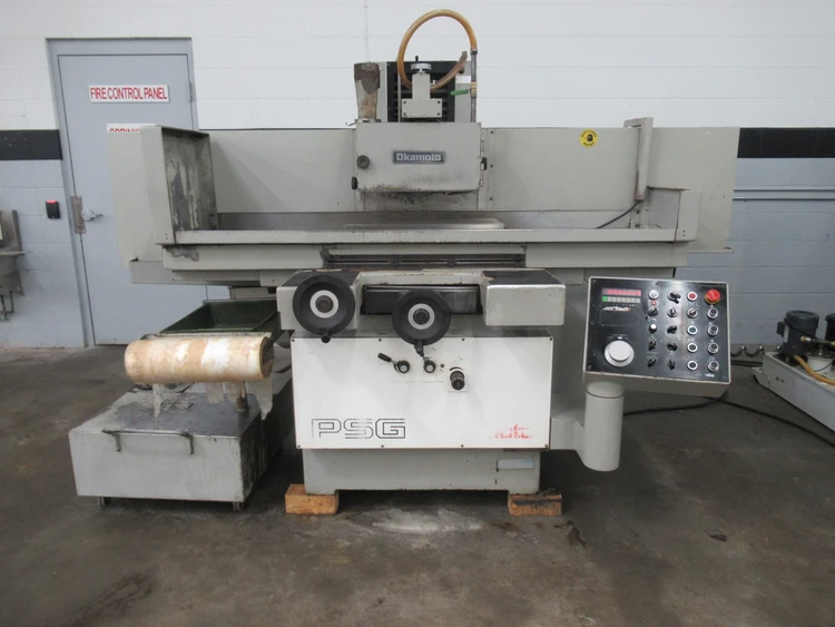 Used 1987 OKAMOTO ACC-124DX Reciprocating Surface Grinders Minnesota US | Machinesused.com #224594