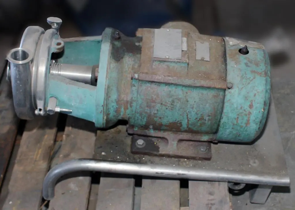 SPC7881  Pump 2x1.5x6.25 centrifugal pump, 5 hp, Stainless Steel Contact Parts
