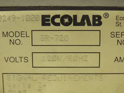 Ecolab GR-720 CentraMatic Detergent Chemical Soap Dispensing Pump 120VAC