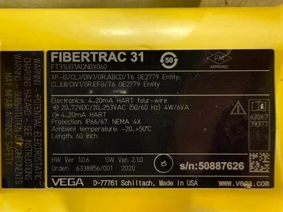 Used Vega _UNKNOWN_ Sensors South Carolina US | Palmetto Automation #1152448