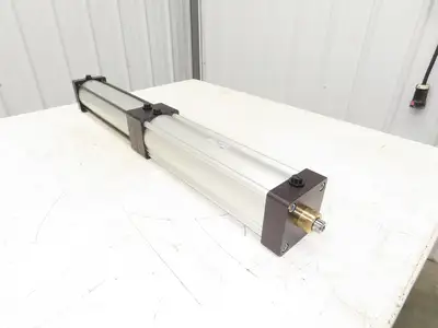 Parker 1P4MA0005513 Multi-Stage Pneumatic Air Cylinder 4" Bore 14" Stroke 250PSI