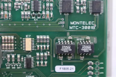 PASABAN MONTELEC MTC3001-DC DRIVE CONTROL PLC #3975-A