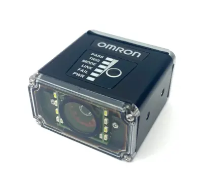 USED OMRON MICROSCAN SYSTEMS MICROHAWK CODE READER, LONG RANGE, AUTOFOCUS 75-1200MM