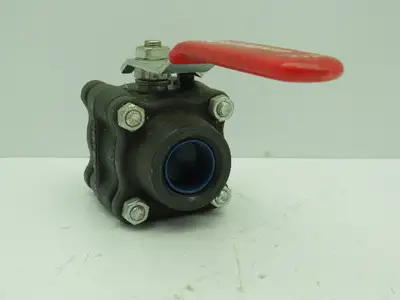 Habonim High Pressure Stainless Ball Valve Steel Body 1" NPT Class 1500