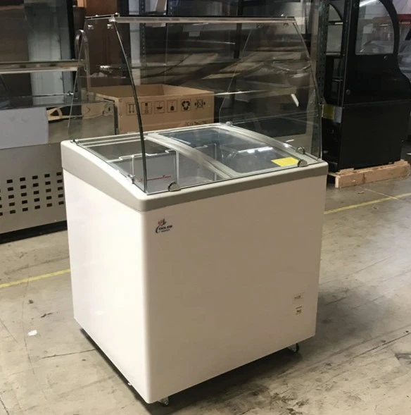 171-0337 31" Full Service Self Contained Ice Cream Gelato Dipping Freezer