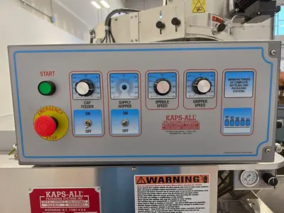 Used KAPS ALL PACKAGING SYSTEMS E-4R Cappers Quill - Automatic Inline Ontario CA | The Equipment Kings #1327742