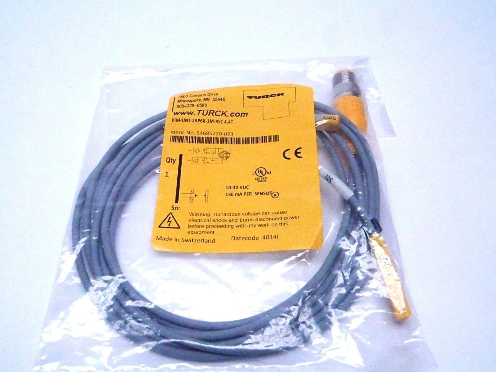 NEW TURCK PROXIMITY SENSOR
