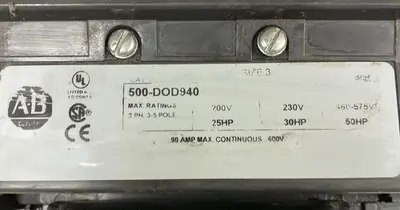 Used ALLEN-BRADLEY 500-DOD940 PLC Contactors Ohio US | Surplus Asset Holdings #1237704