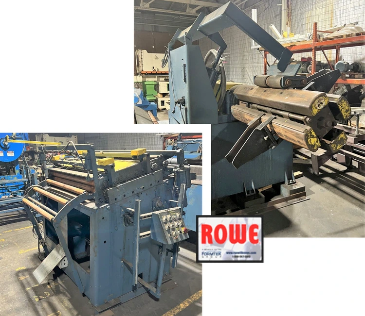 Used 1978 ROWE 20050-DSJ / C4-50-C Coil Reels and Straighteners | Alma Machinery #899451