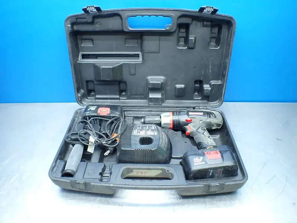 Craftsman 1/2" Drill / Driver W/charger And Two Batteries