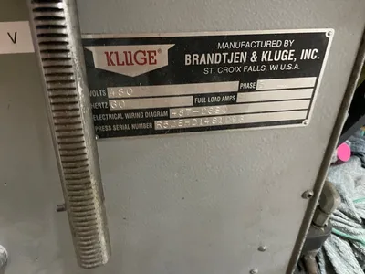 1994 KLUGE EHD 14X22 Die Cutter | M3 Graphic Machinery (7)