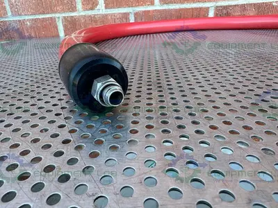 USED HUBER INSULATED FLEXIBLE CHILLER HOSE 78" W/ 1/2"  NPT FITTING