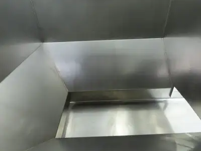 Smalley 48x48x78"  Bin Hoppers Stainless Steel Food Grade W/10' Shaker Separator