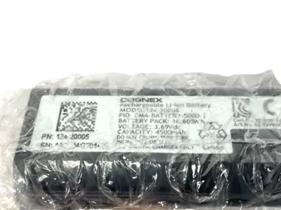 New | in-Stock Cognex Rechargeable Lithium-Ion Battery 3.69V 4500mAh Capacity Batteries Michigan US | Maverick Industrial Sales #1402910