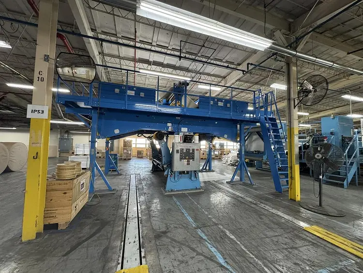 Used BW PAPERSYSTEMS / MARQUIP UNWIND & D2 SPLICER Corrugating Line Roll Stands Pennsylvania US | Global Equipment International, LLC #1351941