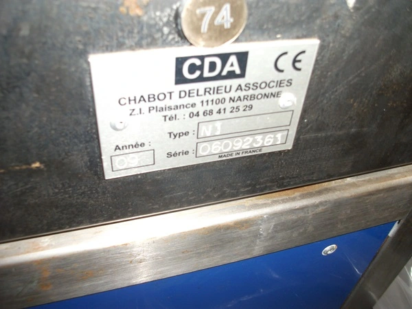 Chabot Delrieu Bottle Labeller Ninette 1 CDA Type NJ