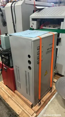 Used Wenzhou RZJD-G350J Paper Bag Making Machine with Window Unit, Hot Melt Glue & Valco Melton System