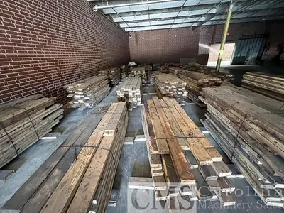 USED WOOD BEAMS FROM OLD MILL
