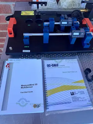 USED OGP SMARTSCOPE FLASH 500 MULTISENSOR VIDEO MEASURING SYSTEM W/ EXTRA PARTS