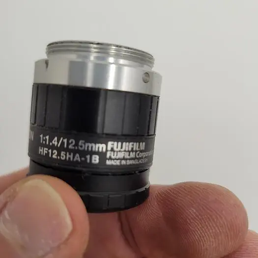 Used FUJI FUJINON LENS 1:1.4 / 12.5 MM HF12.5HA-1B Camera Systems | ND Industrial Surplus #1225865