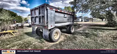 Used 1985 CLEMENT PUP TRAILER Dump Trailers Texas US | Proxy Equipment #1385361