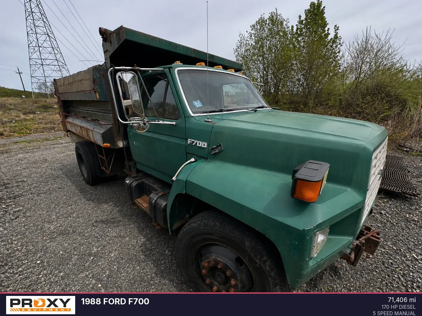 Used 1988 FORD F700 Dump trucks New Jersey US | Proxy Equipment #1388692