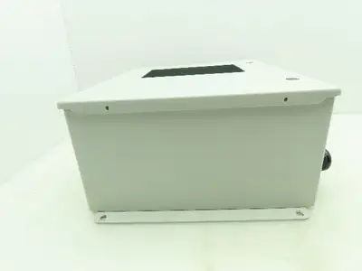 Hoffman A1412CHFL Electrical Enclosure 14x12x6" Terminal Blocks 7x5" Cutout