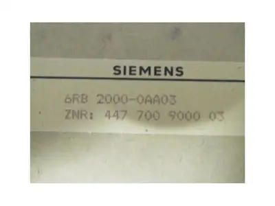 Siemens 6RB 2000-0AA03 6RB 2000-OAA03 PC Board Card NEW