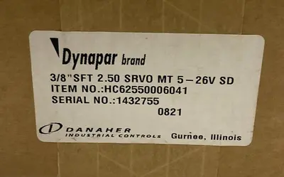 Used DYNAPAR HC62550006041 Motion Controls | Surplus Asset Holdings #1226920