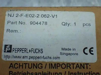 New | in-Stock PEPPERL+FUCHS NJ2FE022.062V1 Proximity Sensors Ohio US | HGR 24 #896849