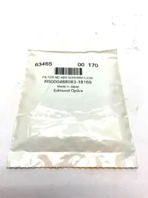 63-465 | Edmund Optics 63465 Absorptive Neutral Density Filter 0.2 OD 50mm Square - New