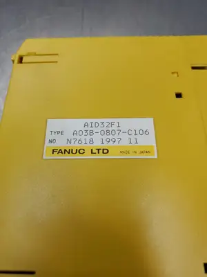 Used FANUC A03B-0807-C106 (AID32F1) PLC Input Module. PLC Input & Output | Palmetto Automation #1156214