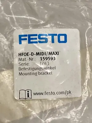 Used FESTO 159593 Misc Electrical & Power Parts Ohio US | Surplus Asset Holdings #1245116