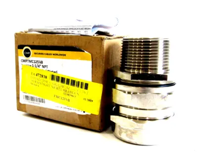 NEW APPLETON-CMP PRODUCTS TMC125NB CONNECTOR CABLE 1-1/4" NPT