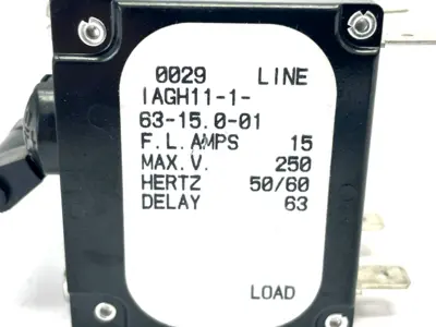 Used AIRPAX IAGH11-1-63-15.0-01 Circuit Breakers Michigan US | Maverick Industrial Sales #1498196