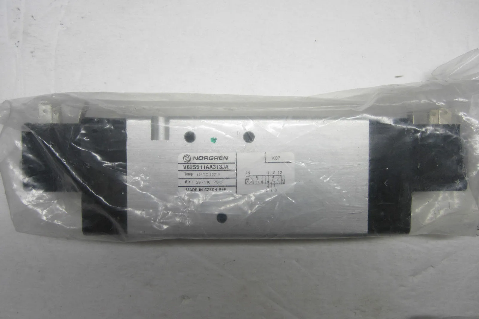 NEW NORGREN V62S511AA313JA SOLENOID VALVE