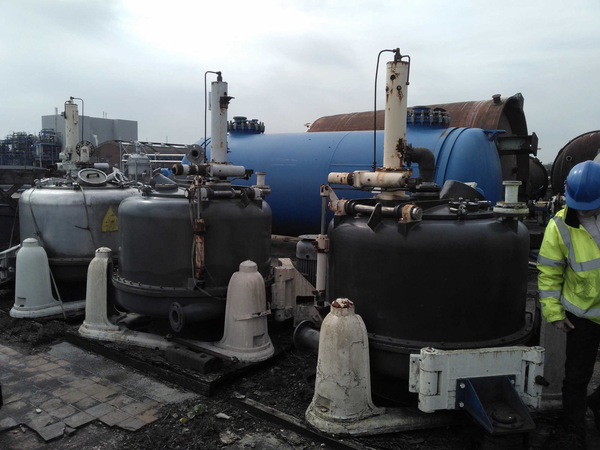 Ferrum Bottom Discharge Centrifuges S/S Halar Lined