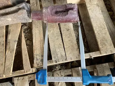Used AFTERMARKET 5" O.D. X APPROX. 8-1/2" L. CABLE TOOL DRILLING CHISEL BIT Drills Pennsylvania US | East West Machinery & Drilling #1417239