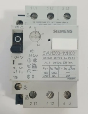 Used Siemens 3VU1300-1MG00 Circuit Breakers Indiana US | J&J Industrial Supply #1513313