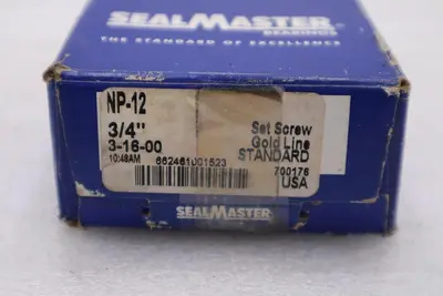 NEW Seal Master NP-12 PILLOW BLOCK BALL BEARING 2 BOLT STOCK H928A