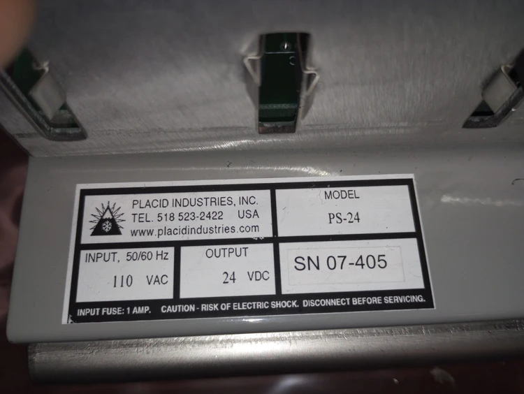 Used Placid Industries PS-24 Power Supplies Arizona US | ASSET CONVERSION SPECIALISTS, INC. #307896